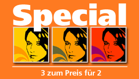 70er Retro-Design - Angebot 3 zum Preis f&uuml;r 2