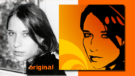 Retro-Bild: vorher / nachher