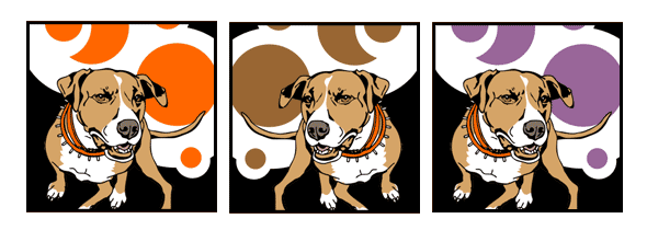 Hund American Stafford Terrier Pit Bull Pop Art Retro Bilder von bg-color.de