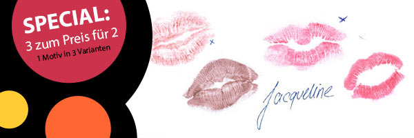 persönliches Pop Art Kuss-Bild die extravagante Liebeserklärung an den Liebsten bei bg-color.de bestellen und kaufen