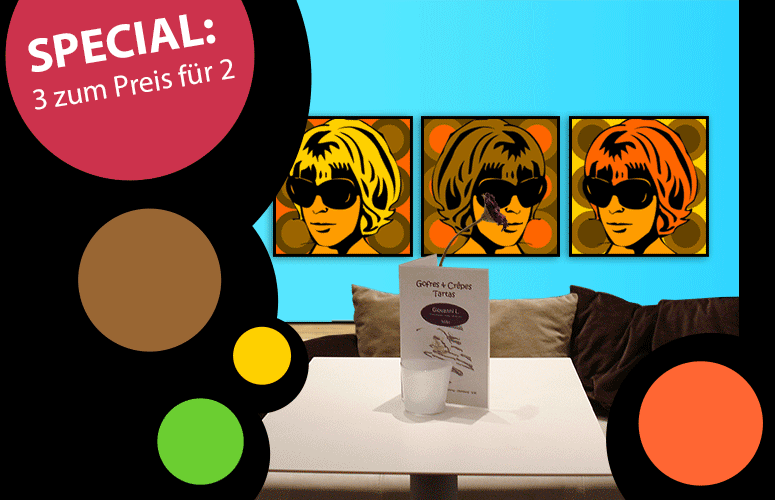Pop Art Bilder kultige und originelle Illustrationen von bg-color.de Birgit Greger